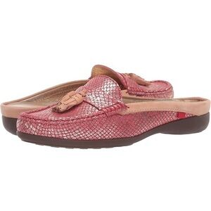 Marc Joseph NY Pearl Street Mule Metallic Red Snake US 6